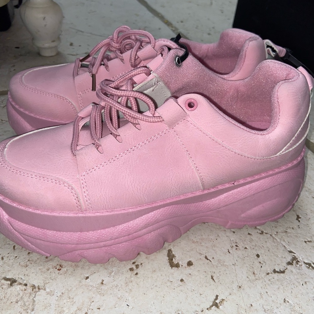 Bubblegum Rec League Platform Sneakers